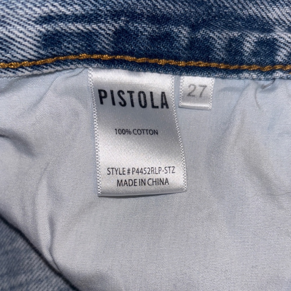 Pistola Kylee Relaxed High Rise Cuffed Jean Short St Tropez - Picture 11 of 11
